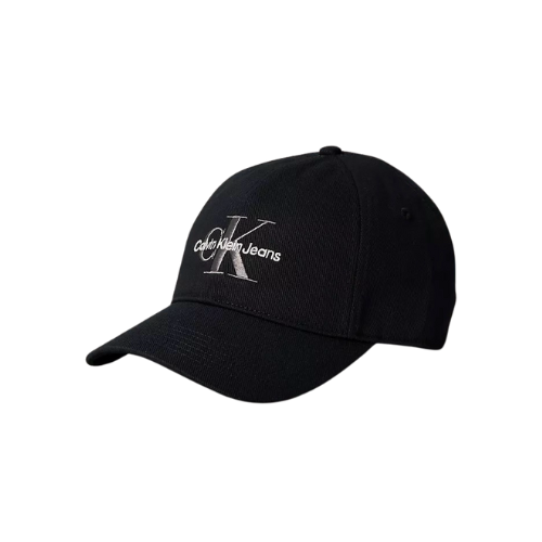 Gorra Calvin Klein Embroidered Monologo Baseball Cap Hombre color negro con logo frontal bordado