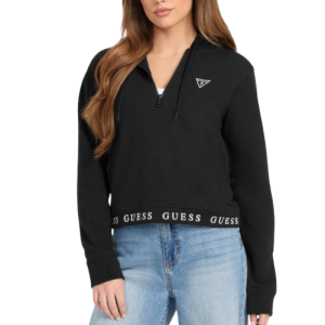 POLERA GUESS TAMMY ACTIVE HALF-ZIP HOODIE MUJER