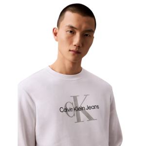 Polera Calvin Klein Monogram Blanca