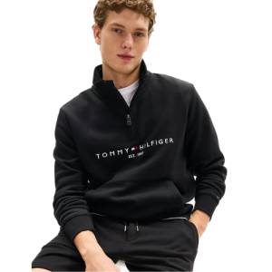 Polera Tommy Hilfiger Fit con Cierre y Bolsillo Canguro