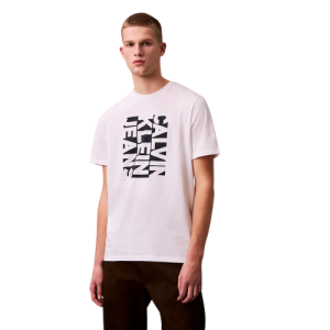 Polo Calvin Klein Clásica Logo Lateral Blanca