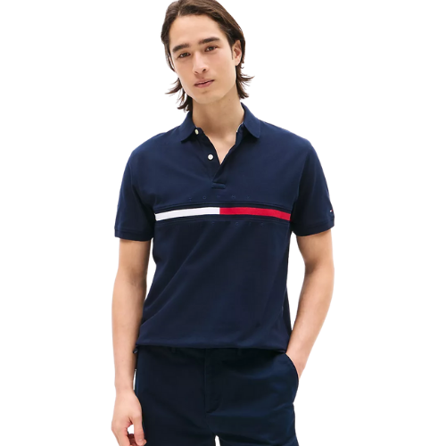 Polo Camisero Tommy Hilfiger diseño Gráfico de Bandera