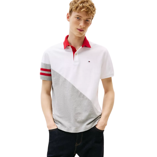 Polo Camisero Tommy Hilfiger Diagonal Colorblock