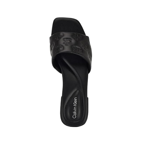 Sandalias Calvin Klein Travern Monograma Tacón Bajo - Imagen 5