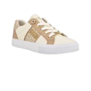 Zapatillas Guess Loven Beige con Logotipo Lateral